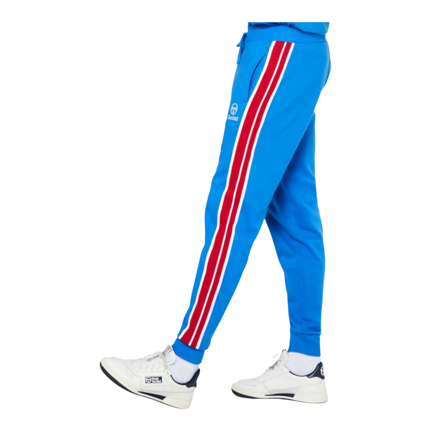 Sergio Tacchini Tingo Archivio Men Jogger Pants Palace Blue/White