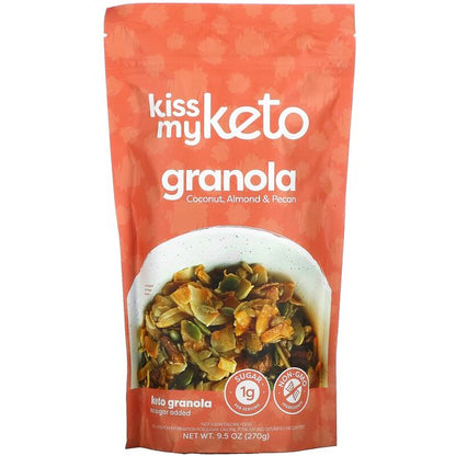 Kiss My Keto Keto Gran - Coconut Almond & Pecan 9.5 Oz (Pack of 6)