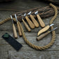 8-Piece Spoon Carving Tool Set with Sharpening Board