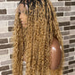 Bohemian Knotless (100% HD Human Hair Lace & Wavy Curls) Tara Collection Lux VIP
