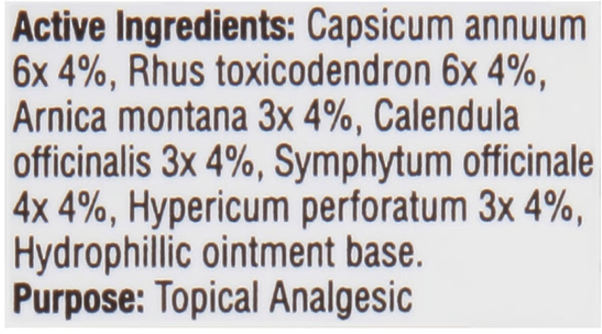 Dr. Zang Sciatica Rx Nerve Cream, Homeopathic Formula, 4 OZ