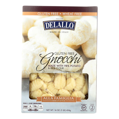 Delallo Gluten-Free 16 Oz Gnocchi (Pack of 6)