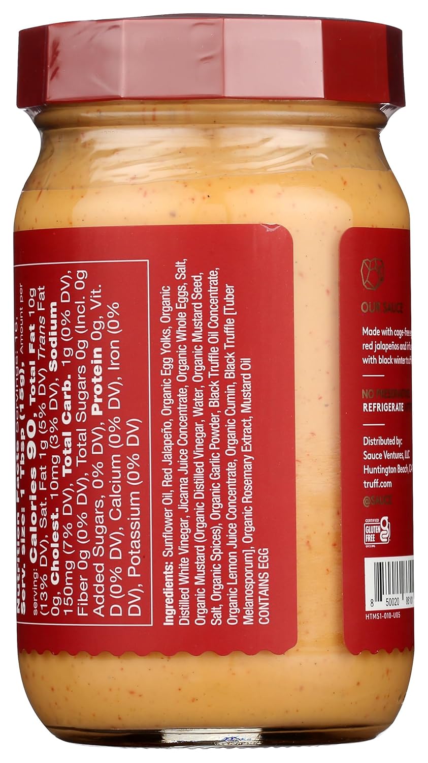 Truff Spicy Black Truffle Mayonnaise, 8 oz, Pack of 6