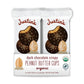 Justins Dark Chocolate Covered Crispy Peanut Butter Cups 12 Pack 1.32 Oz Each