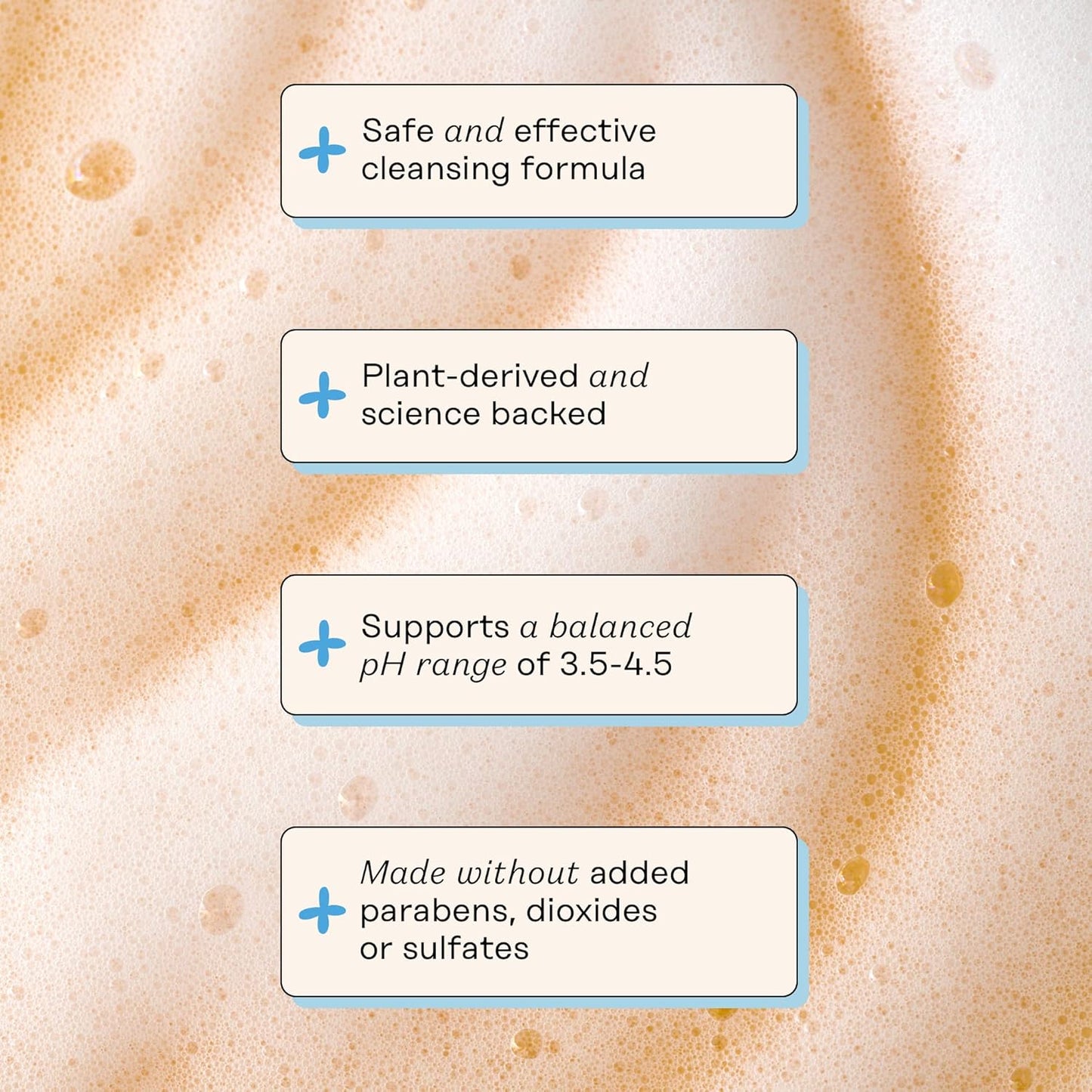 The Honey Pot Sensitive Feminine Foam Wash, Gentle Intimate Cleanser, 5.51 fl oz