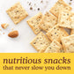 Simple Mills Cracked Black Pepper Almond Flour Crackers Case of 6 4.25 Oz
