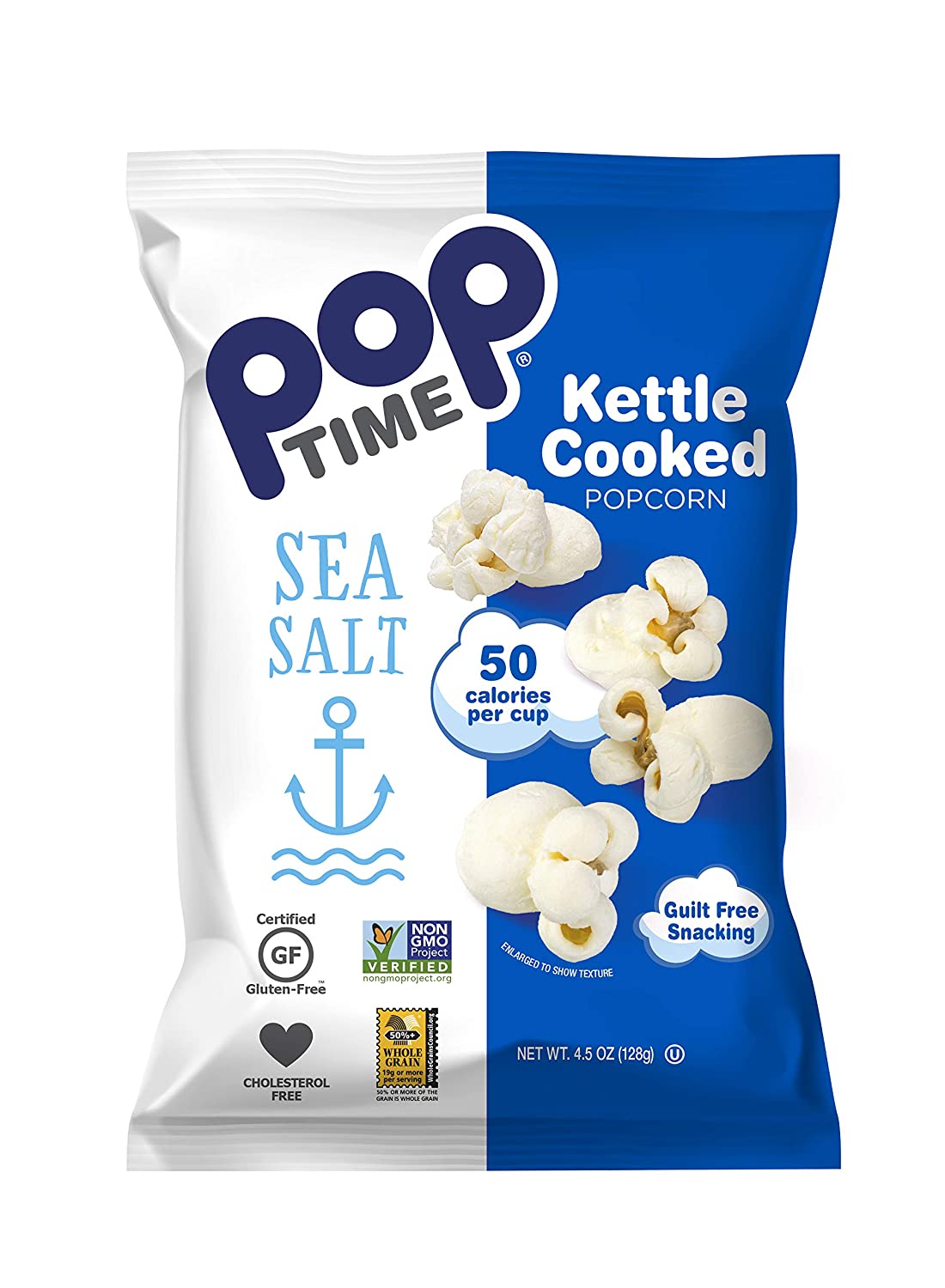 Pop Time Popcorn Kettle Sea Salt, 4.5 Oz - Case of 6