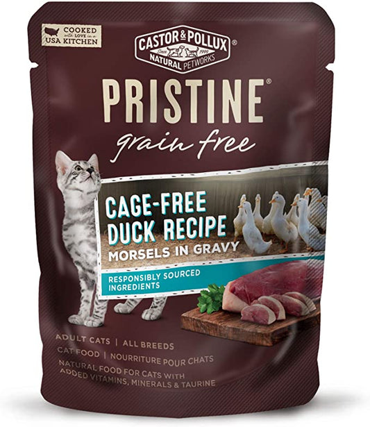 Castor & Pollux Organic Duck Gravy in Green Free Formula (Pack of 24 - 3 Oz Cans)