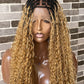 Bohemian Knotless (100% HD Human Hair Lace & Wavy Curls) Tara Collection Lux VIP