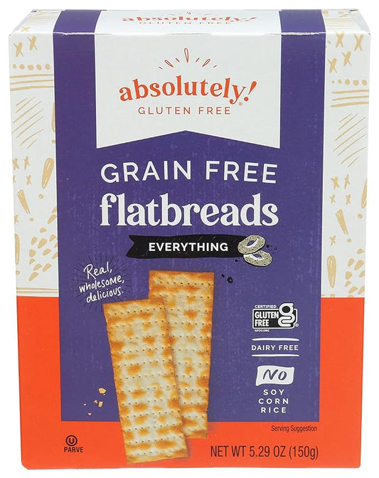 Absolutely Gluten-Free Everything Flatbread (12-Pack) - 5.29 Oz. Each