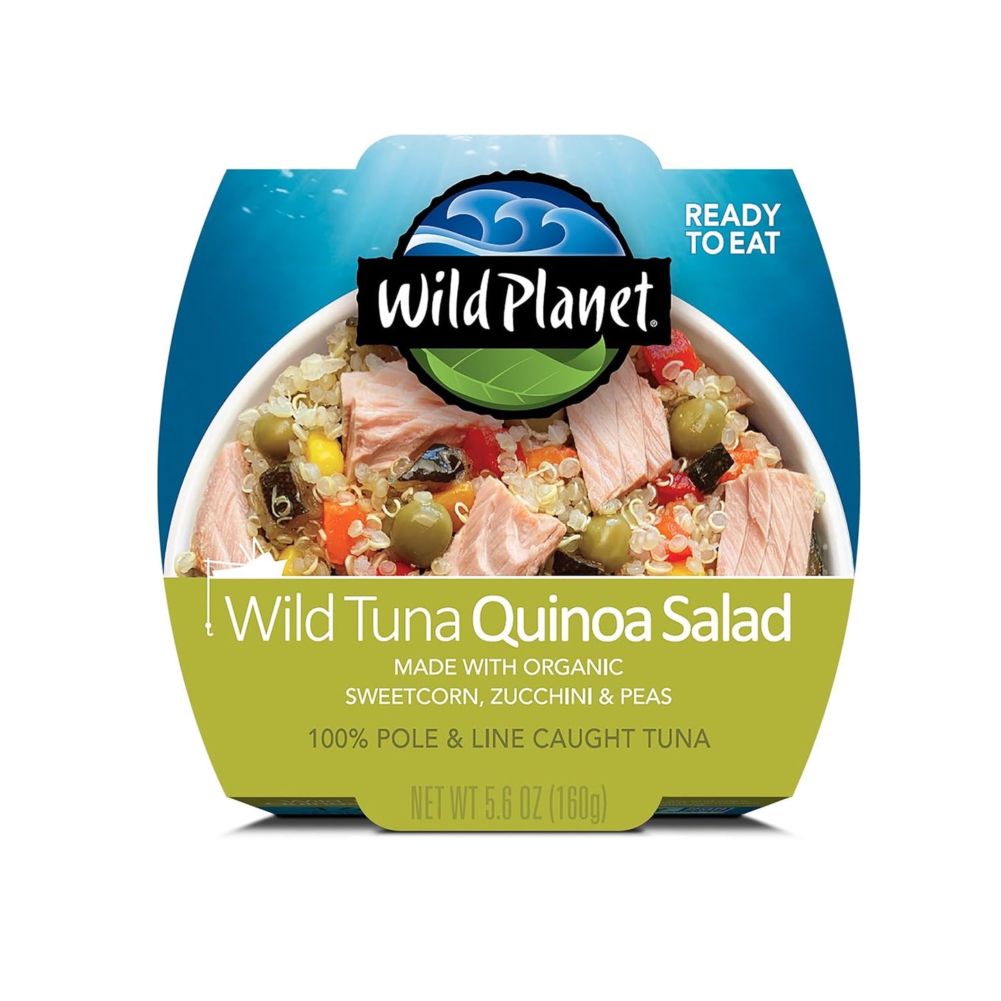 Wild Planet Quinoa Tuna Salad, 5.6 oz, 9-Pack
