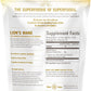Om Mushroom Superfood Lion's Mane Organic Mushroom Powder 3.5 Oz