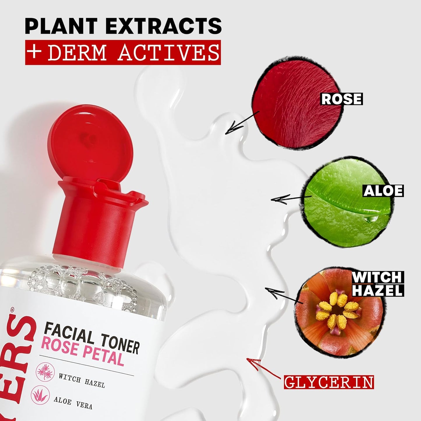 Thayers Witch Hazel Rose Petal Hydrating Face Toner, Sensitive Skin, 3 fl oz (Pack of 12)