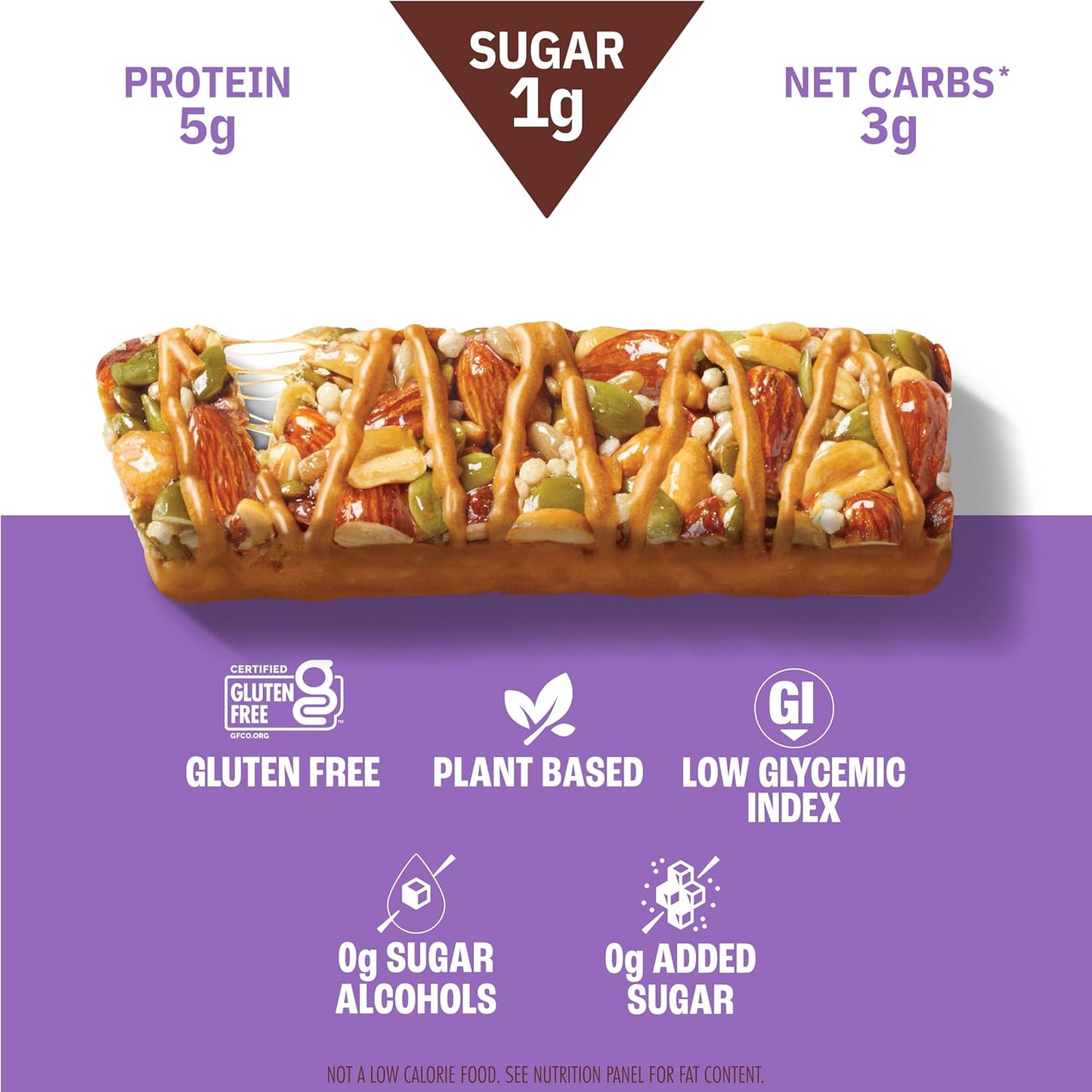 Munk Pack Keto Bar, Nut & Seed Caramel Sea Salt, Case of 12 (1.23 oz each)