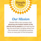 Simple Mills Soft Baked Almond Flour Brownie Bars, Chocolate Chip, 5.99 oz, Case of 6