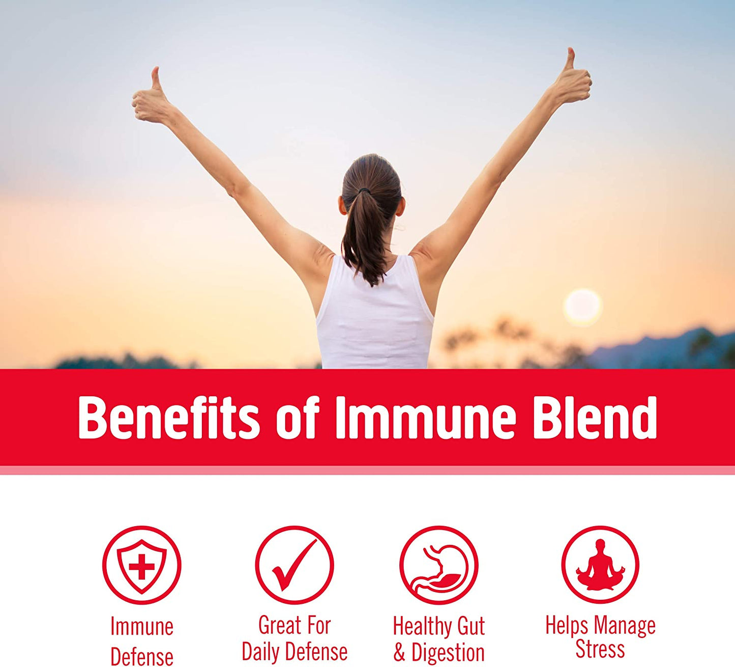 Om Mushroom Superfood Immune Blend, Mushroom Powder Supplement, 3.5 Oz.
