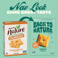 Back To Nature Cheezy Square Crackers, 6 Packs of 5 Oz Each