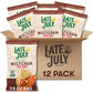 Late July Snacks Multigrain Sea Salt Tortilla Chips, 7.5 Oz. (Pack of 12)