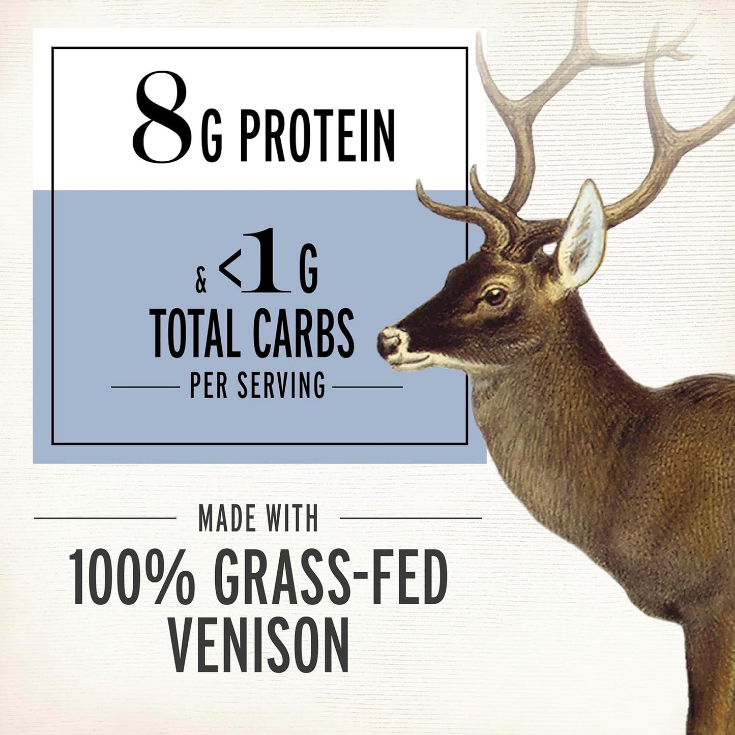 Epic Venison Steak Strips, 100% Grass-Fed, 20-Pack (0.8 oz)