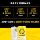 Q Drinks Light Tonic Water - 7.5 Fl oz - Case of 4