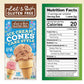 Let's Do Ice Cream Cones, Cake Style, Pack of 12, 1.2 Oz Each