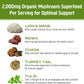 Om Mushroom Superfood Matcha Latte Blend: Immune Support, Energy Boosting Mushroom Powder - 8.47 oz