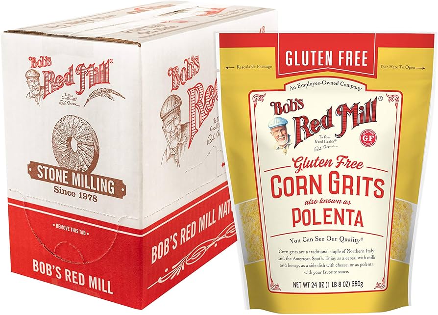Bob's Red Mill Gluten-Free Corn Grits Polenta, 4-Pack (24 Oz. Each)