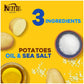 Kettle Brand Sea Salt Potato Chips, 1.5 Oz., Case of 24