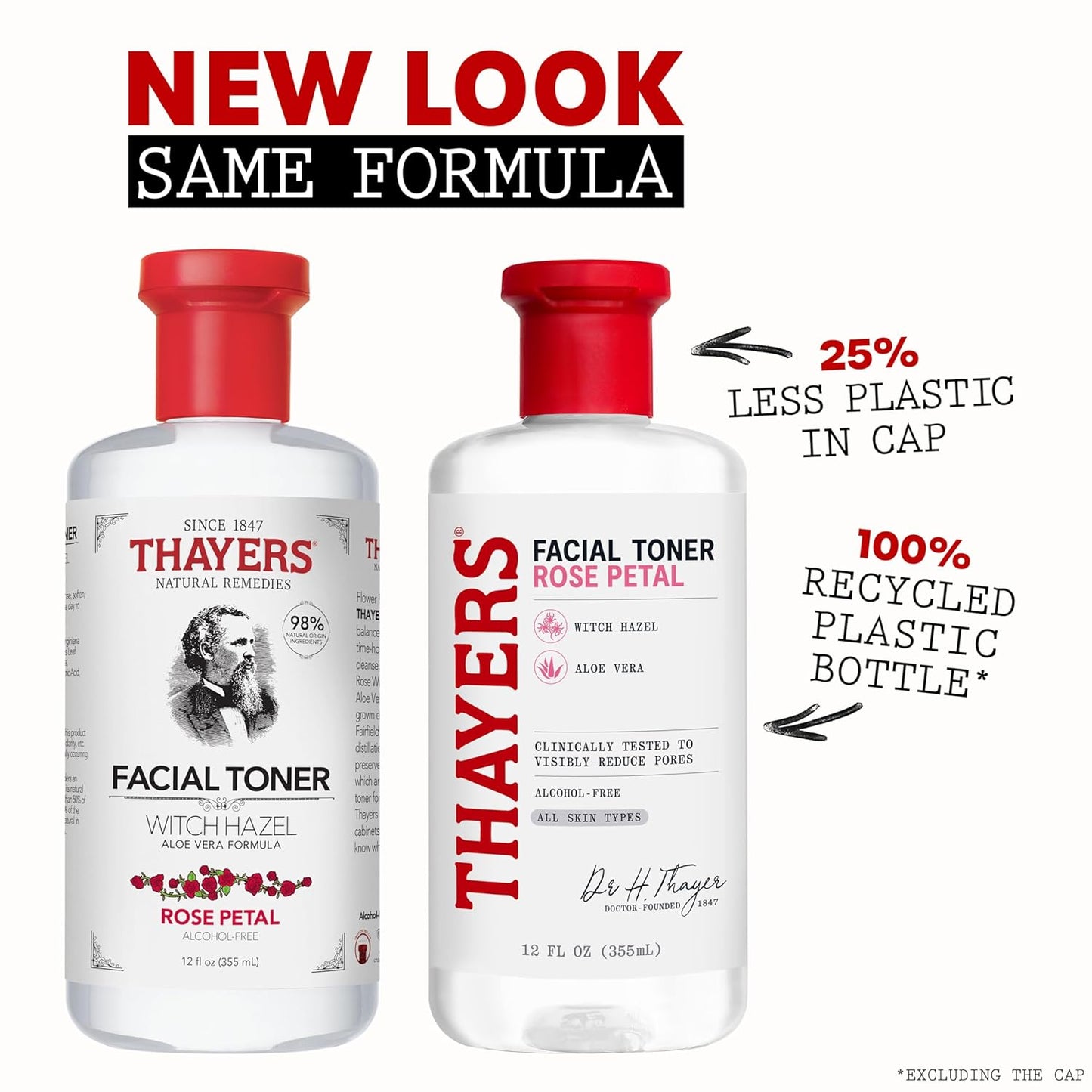 Thayers Witch Hazel Rose Petal Hydrating Face Toner, Sensitive Skin, 3 fl oz (Pack of 12)
