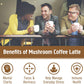 Om Mushroom Superfood Coffee Latte Blend Mushroom Powder, Single Serve, 10 Count, Lion's Mane, Cordyceps, Reishi, Chaga