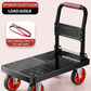 Heavy Duty Folding Platform Cart-350/660/820 lb-Flatbed Hand Truck with Strap