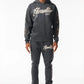 Jordan Craig Paradise Tour Fleece Stacked Joggers - Charcoal
