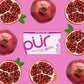 PUR Gum Pomegranate Mint, Sugar-Free, 2.72 oz, Pack of 12