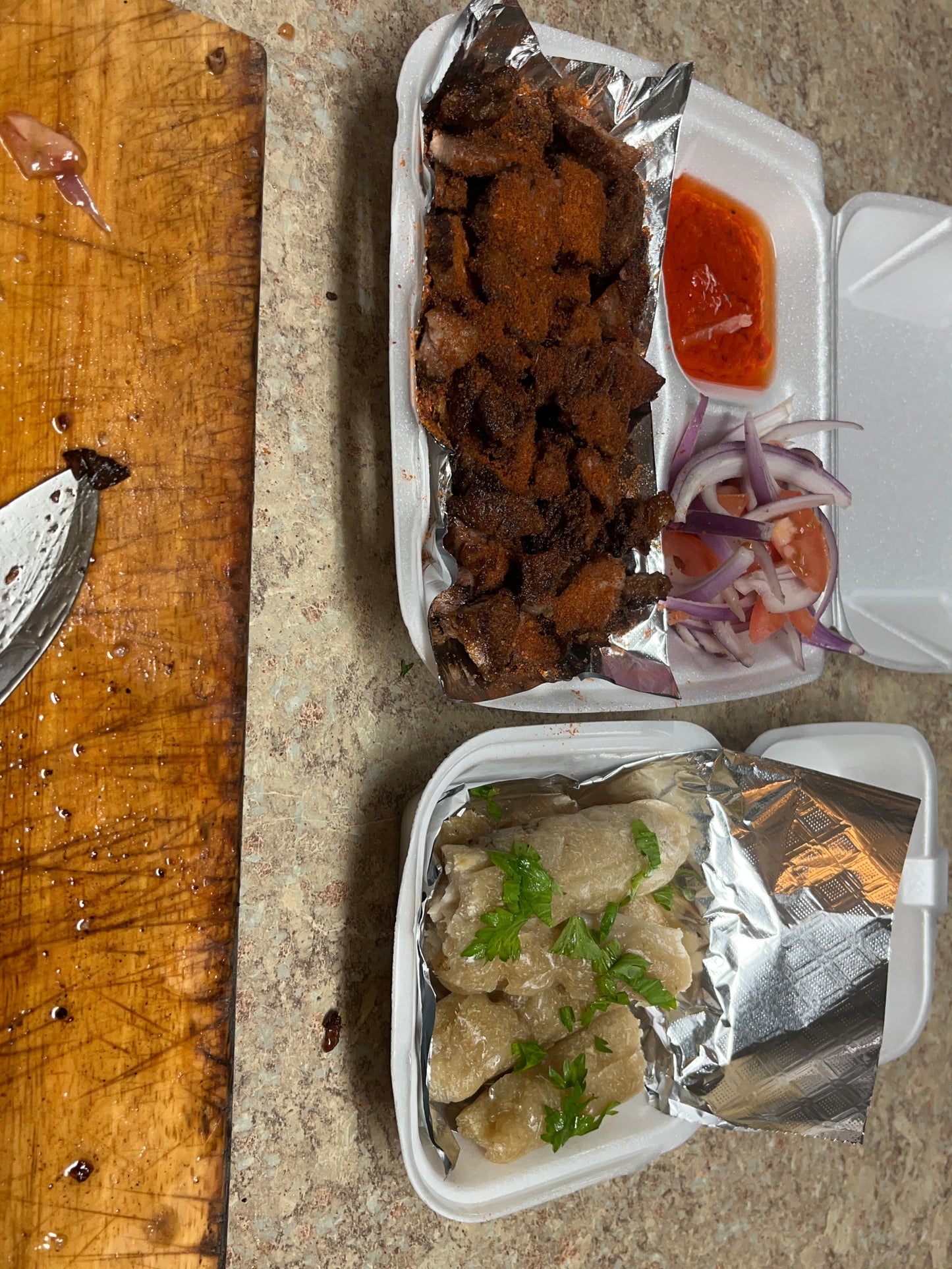 Beef Suya with Bobolo