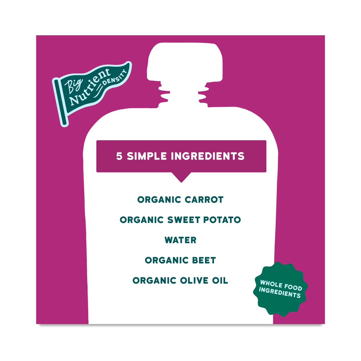Serenity Kids Pouch Roots (Pack of 6 - 3.5 Oz.)