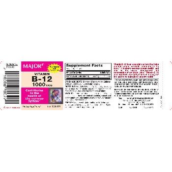 Major Pharmaceuticals Vitamin B-12 1000 Mcg