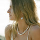 Baroque Pearl Hoop Earrings by Urth and Sea