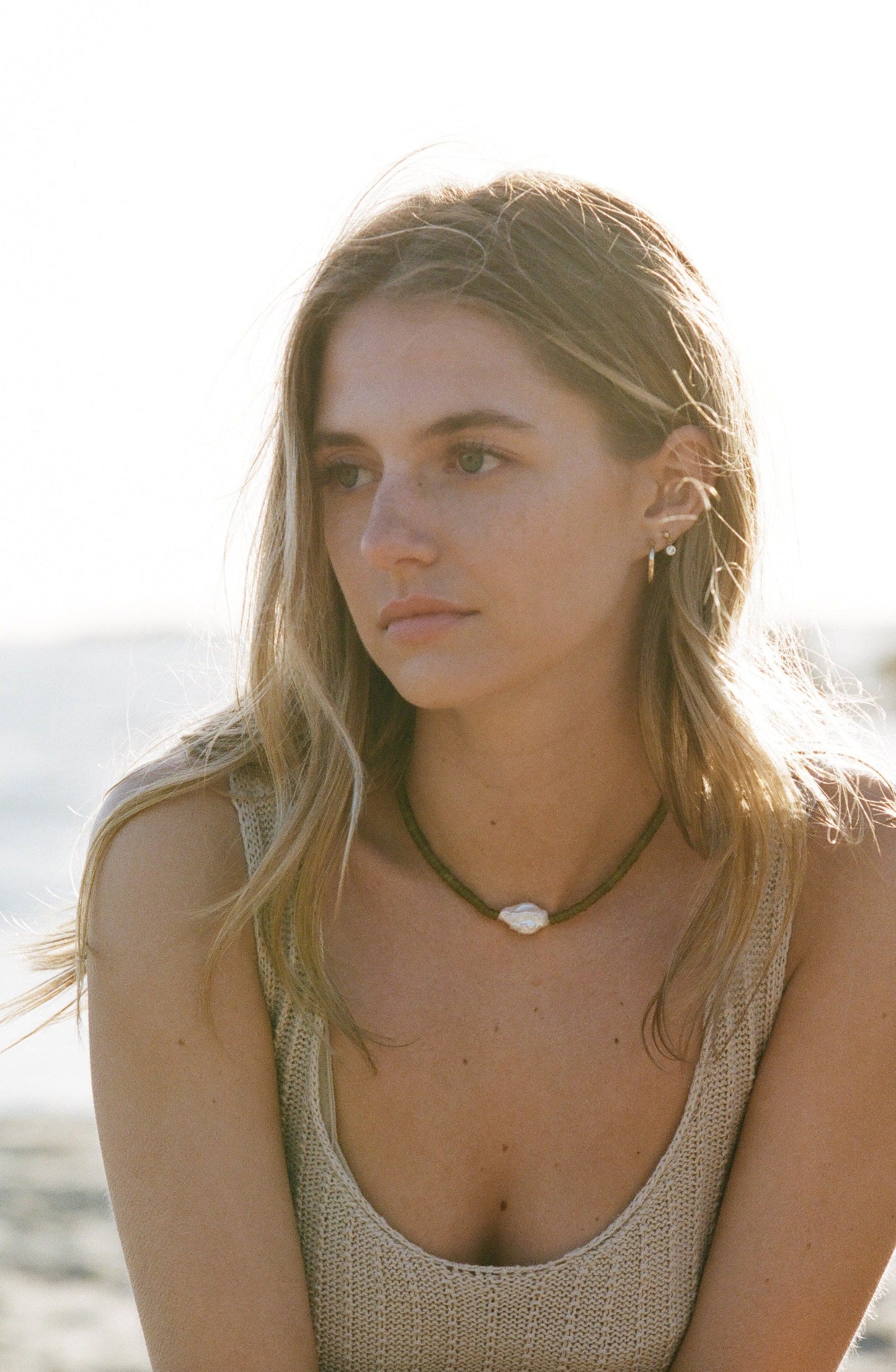 Sea Crystal Drop Earrings by Urth and Sea