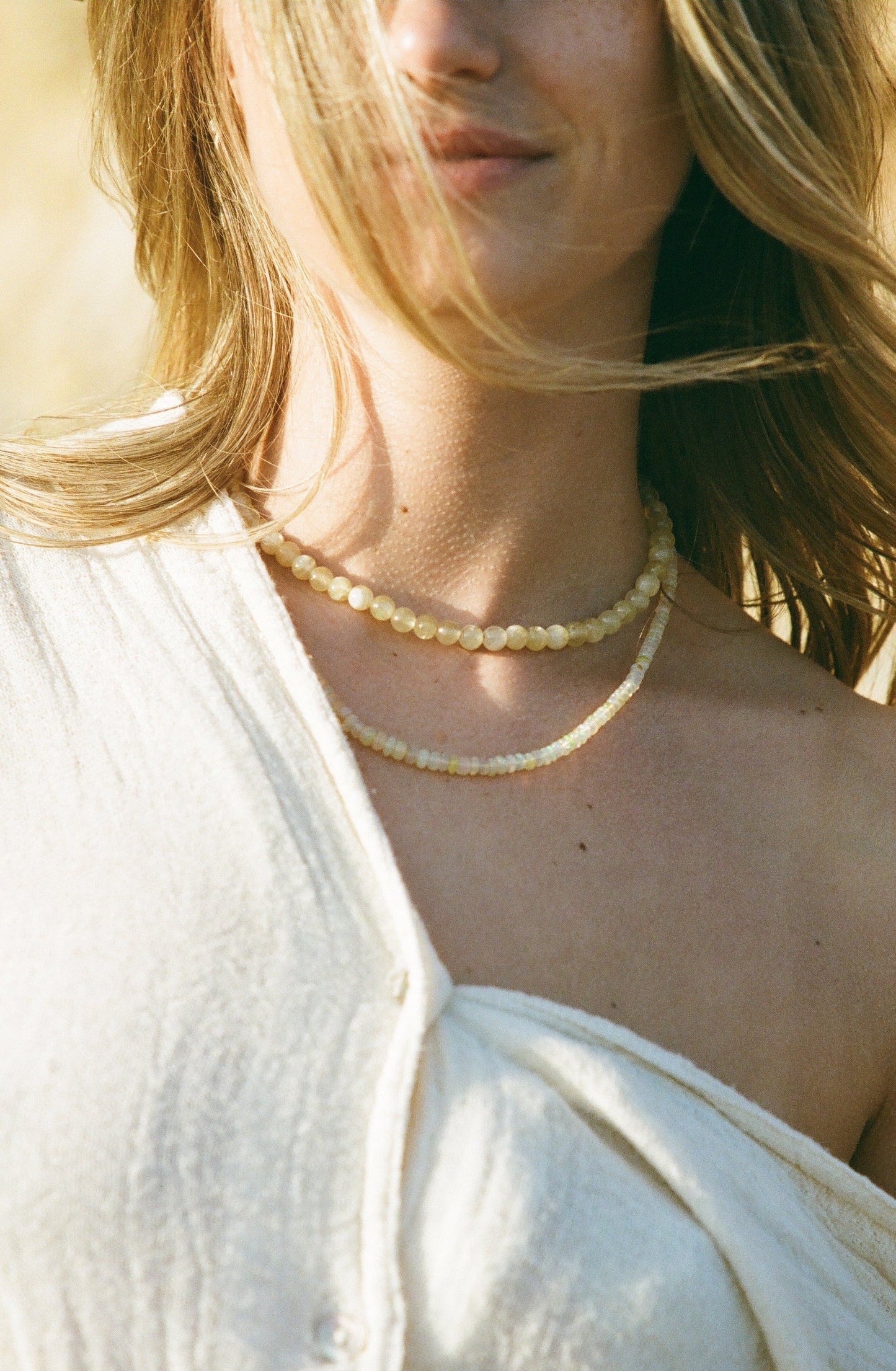 Opal Gem Necklace by Urth and Sea