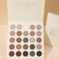Cream Eye Ling 25 Color Eyeshadow Beads Matte Earth Milk Tea Large Pan Eyeshadow Palette