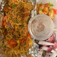 Noodles,Shrimps with Beef Suya
