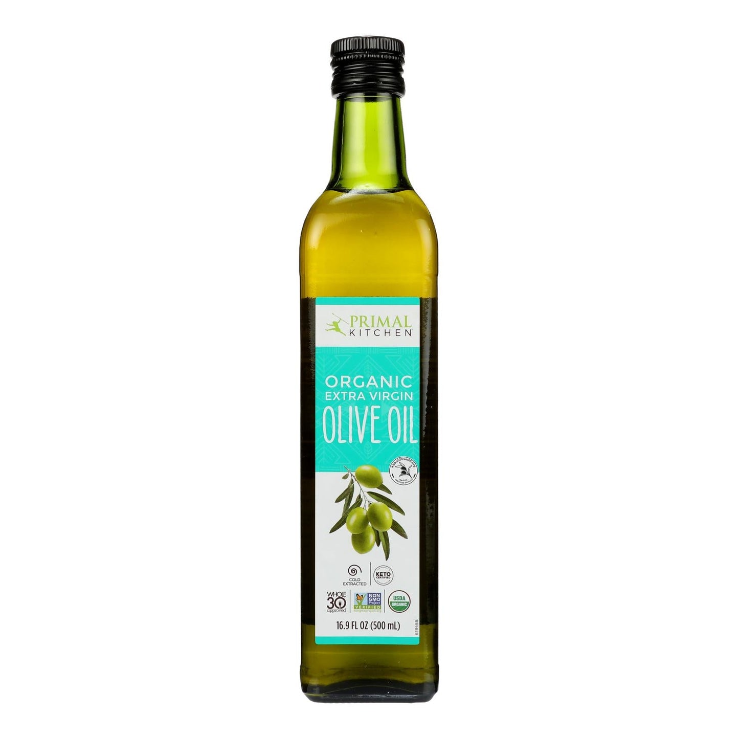 Primal Kitchen Extra Virgin Olive Oil, 16.9 Fl Oz (Pack of 6)