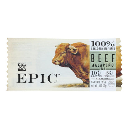 Epic Beef & Jalapeño Performance Bars, 1.3 oz, Pack of 12