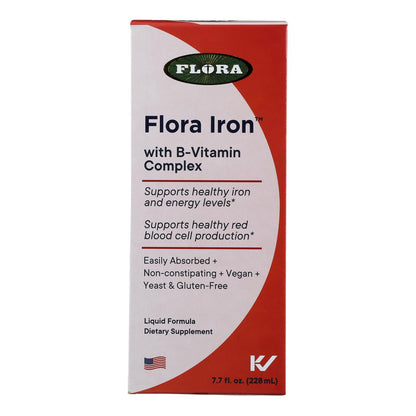 Flora Iron with B-Vitamin Supplement - 7.7 Oz