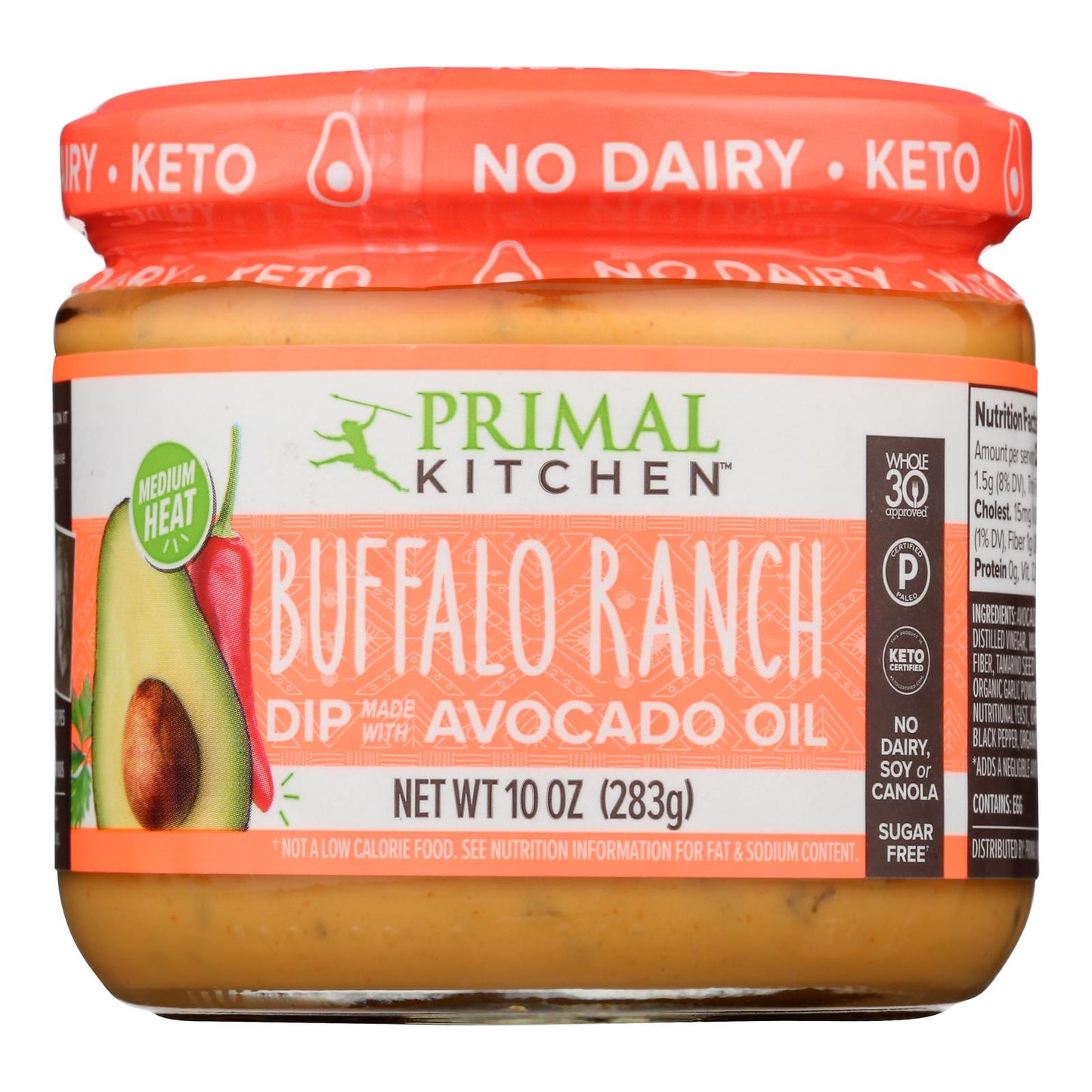 Primal Kitchen Classic Ranch Dressing (Pack of 6 - 10 fl oz)