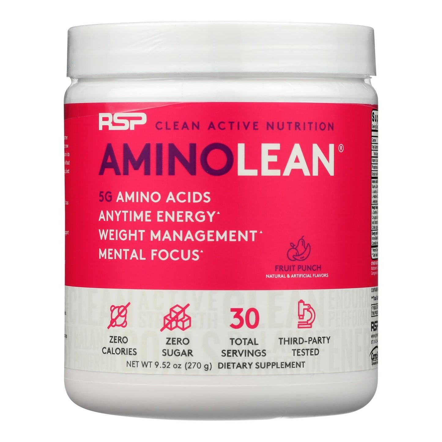 Aminolean Fruit Punch by RSP Nutrition - 9.52oz
