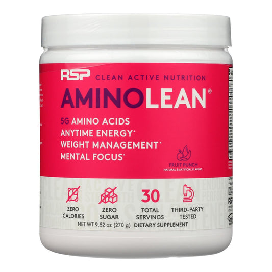 Aminolean Fruit Punch by RSP Nutrition - 9.52oz