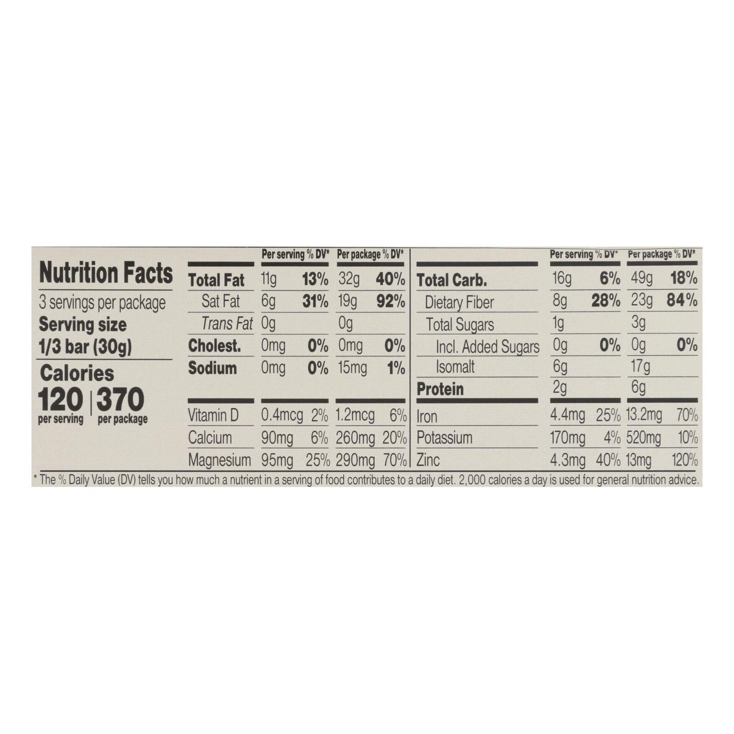 Chocolove - Xo Bar Dark Chocolate Mint (Pack of 12) 3.2 Oz