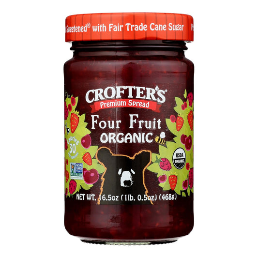 Crofters Premium Spreadable Fruit, 6x16.5 Oz