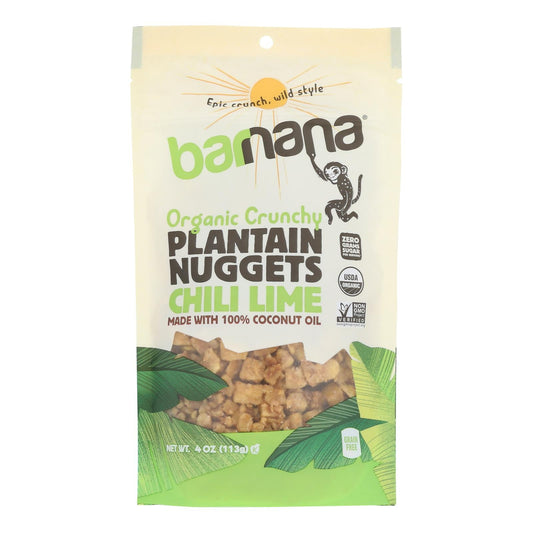 Barnana Plantain Banana Chips, Sweet and Savory, Light and Crispy Lime Lentil, Kosher Certified, Gluten-Free, Non-GMO (Pack of 6 - 4 Oz)
